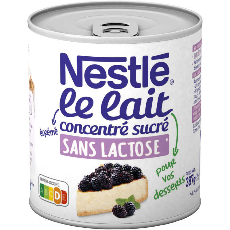 Lait concentre sucre S Lactose 387G