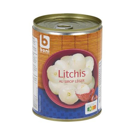 BONI litchis sirop leger 567g