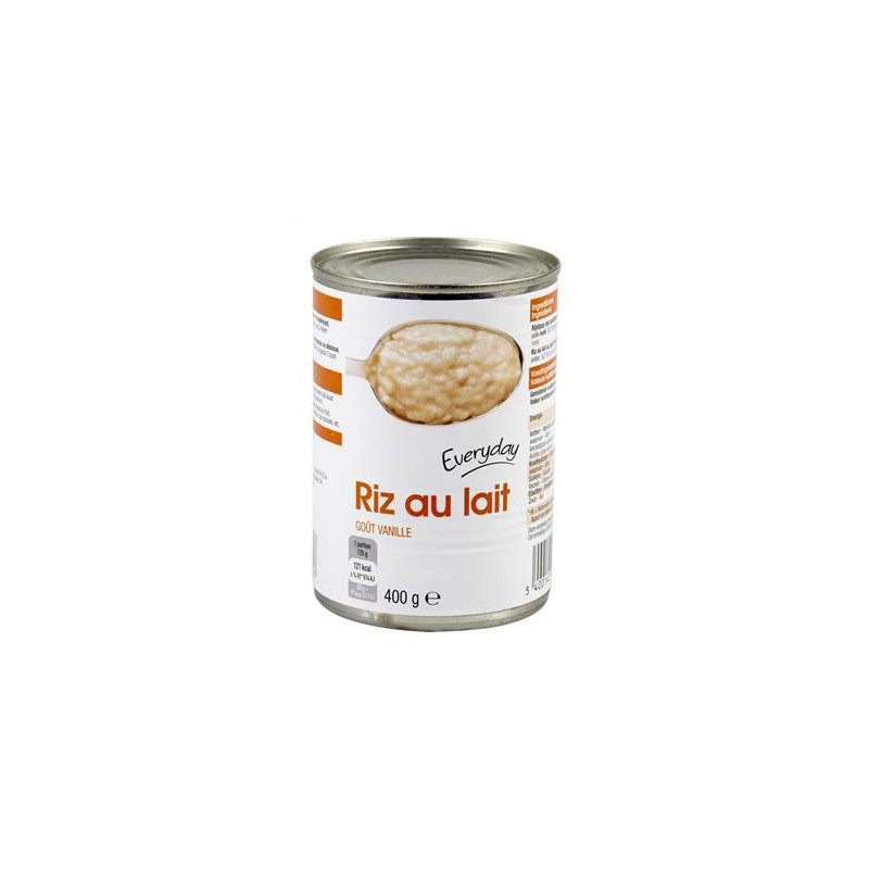 EVERYDAY riz au lait vanille 400g