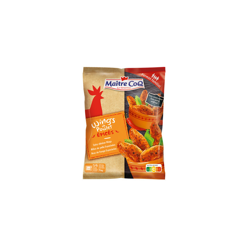 WINGS DE POULET EPICE 1KG
