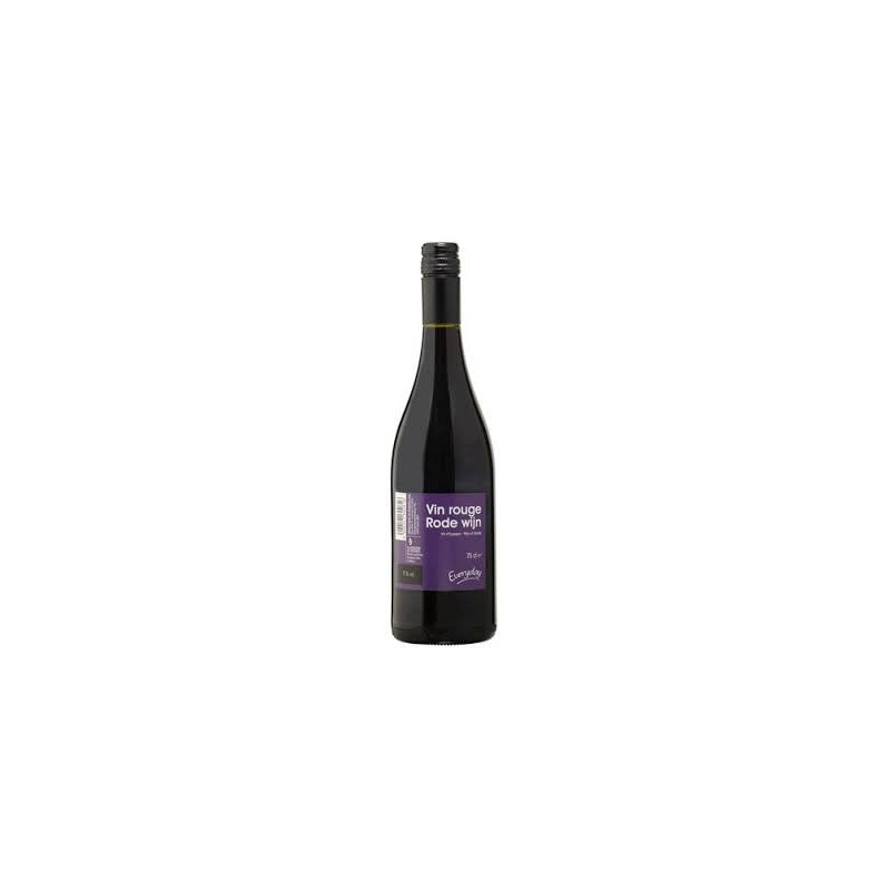 EVERYDAY Vin rouge Espagne 75cl