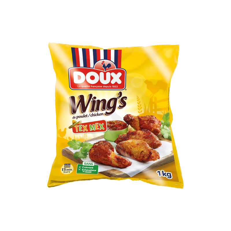Wings plet t.mex 1kg doux