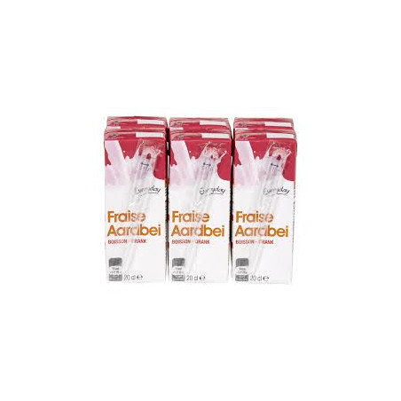 EVERYDAY boisson fraise brique 6x20cl