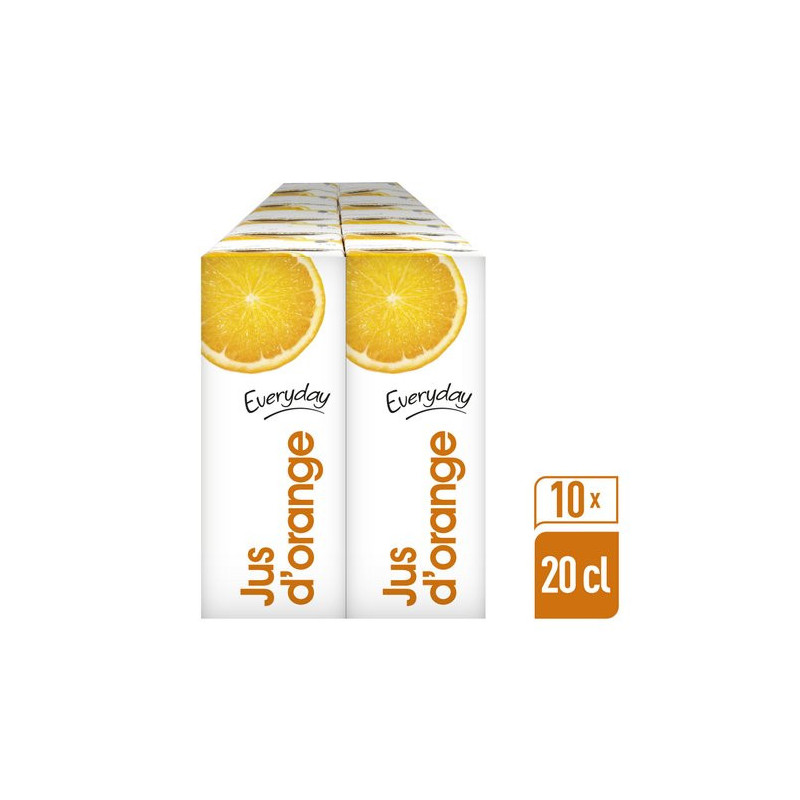 EVERYDAY limonade orange brique 10x20cl
