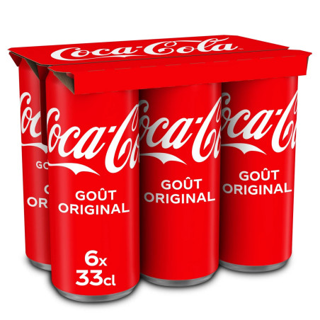 Coca cola 33CL x6