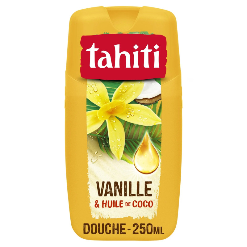 GEL DCHE TAHITI VANIL&HUILE COCO 250ML