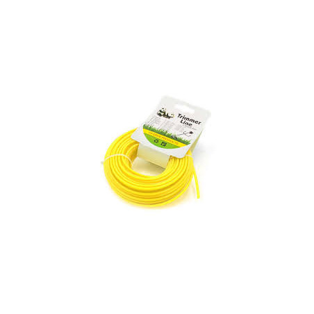 Fil nylon rond 3mm jaune x15