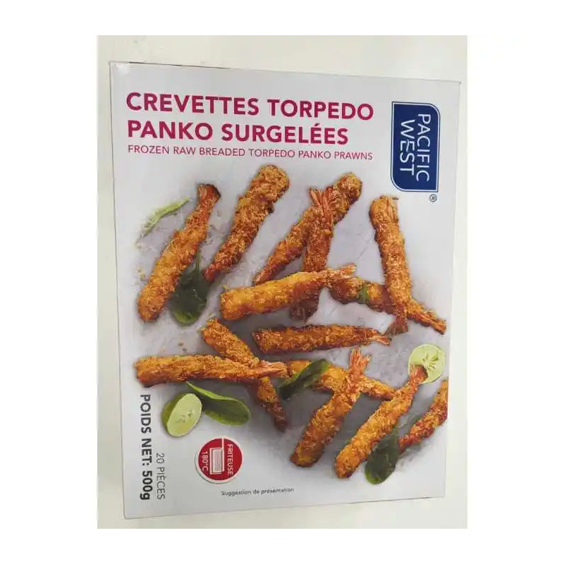 Crevette Panko Torpedo 16/20 BTE 500G