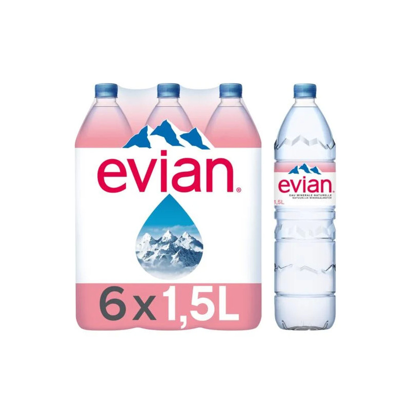 Evian 1,5L x6
