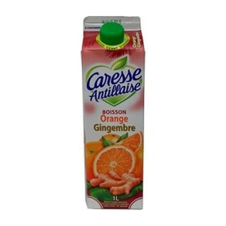 Caresse Antillaise nectar 1L Orange gingembre