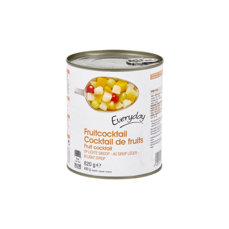 EVERYDAY cocktail fruits sirop leg. 820g