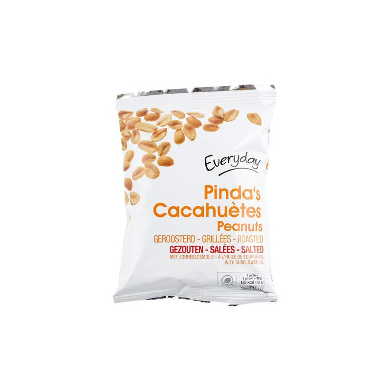 EVERYDAY cacahuetes grillees-salees 250g