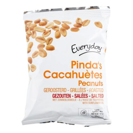 EVERYDAY cacahuetes grillees-salees 250g