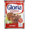 Lait concentre N/sucre Entier Gloria 410G
