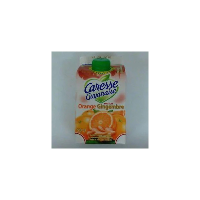 Caresse antillaise Boisson 50CL Orange Gingembre