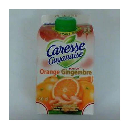 Caresse antillaise Boisson 50CL Orange Gingembre