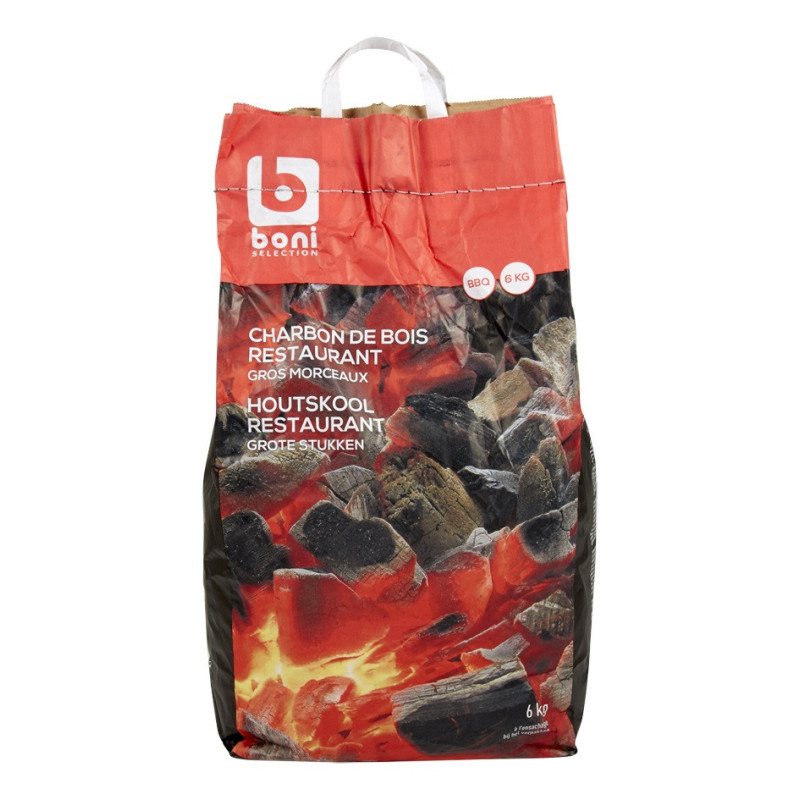 BONI charbon bois bbq 6kg