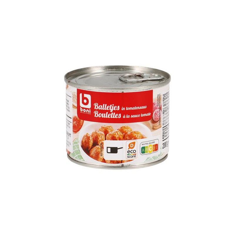BONI boulettes sauce tomate cons 200g