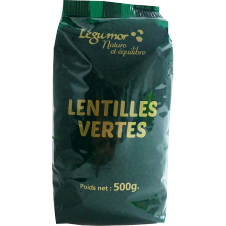Lentilles verte legumor 500G